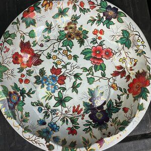 Vintage1971 The Tin Box Company Daher Floral Metalware Tray England